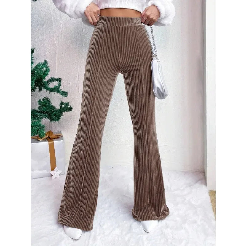 Velmara Velvet Bell Bottoms