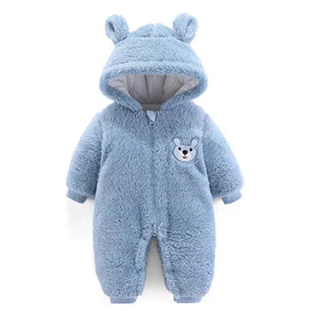 SnuggleBear™ Plush Baby Romper