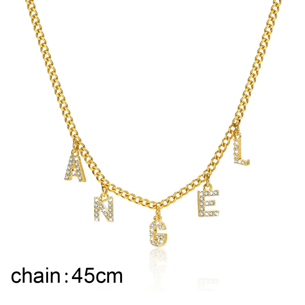 Veridia Customized Initial Name Necklace