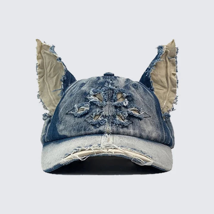 Rogue Ripped Denim  Cap